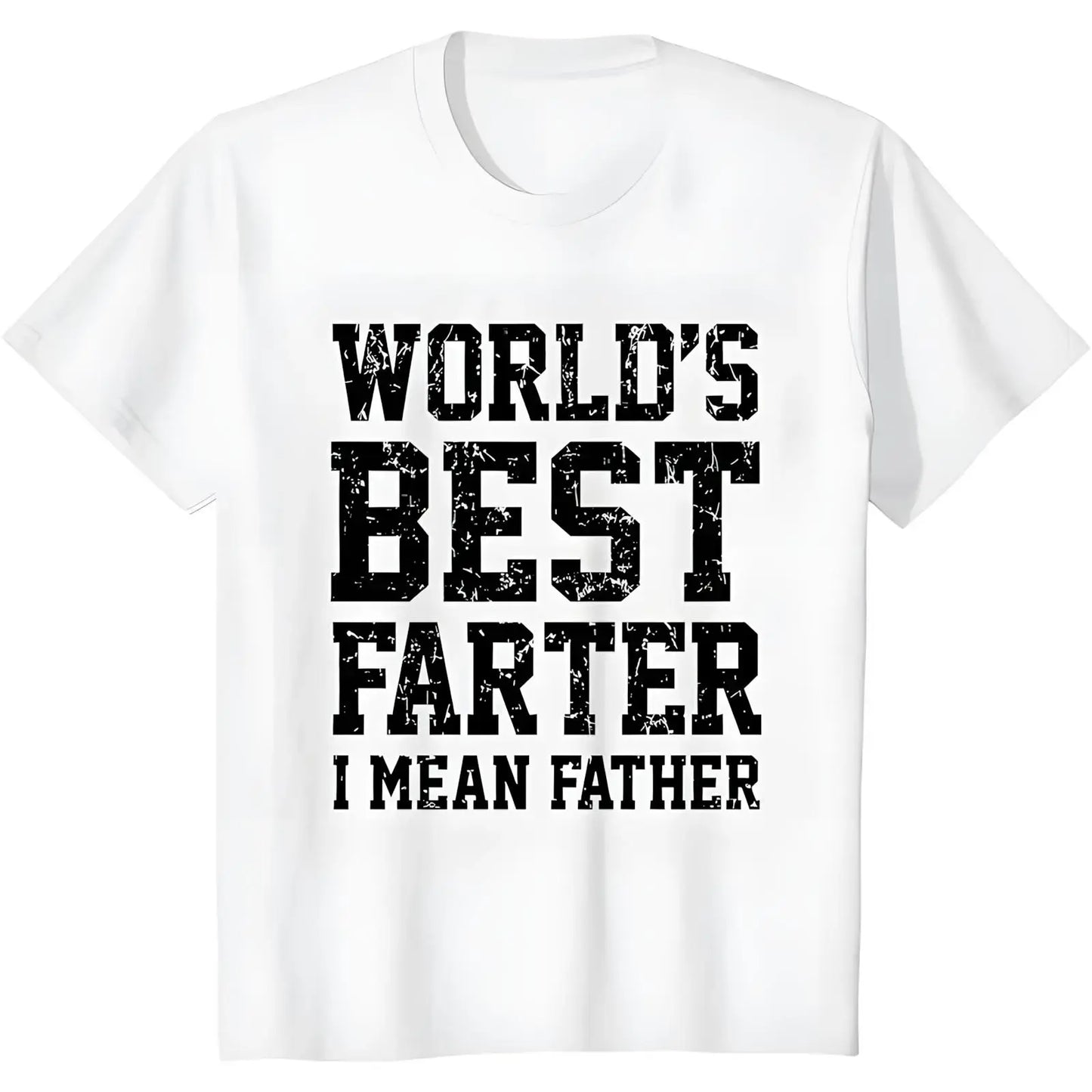 World Best Farter I Mean Father Shirt Gifts for dad Funny t-Shirt for Men