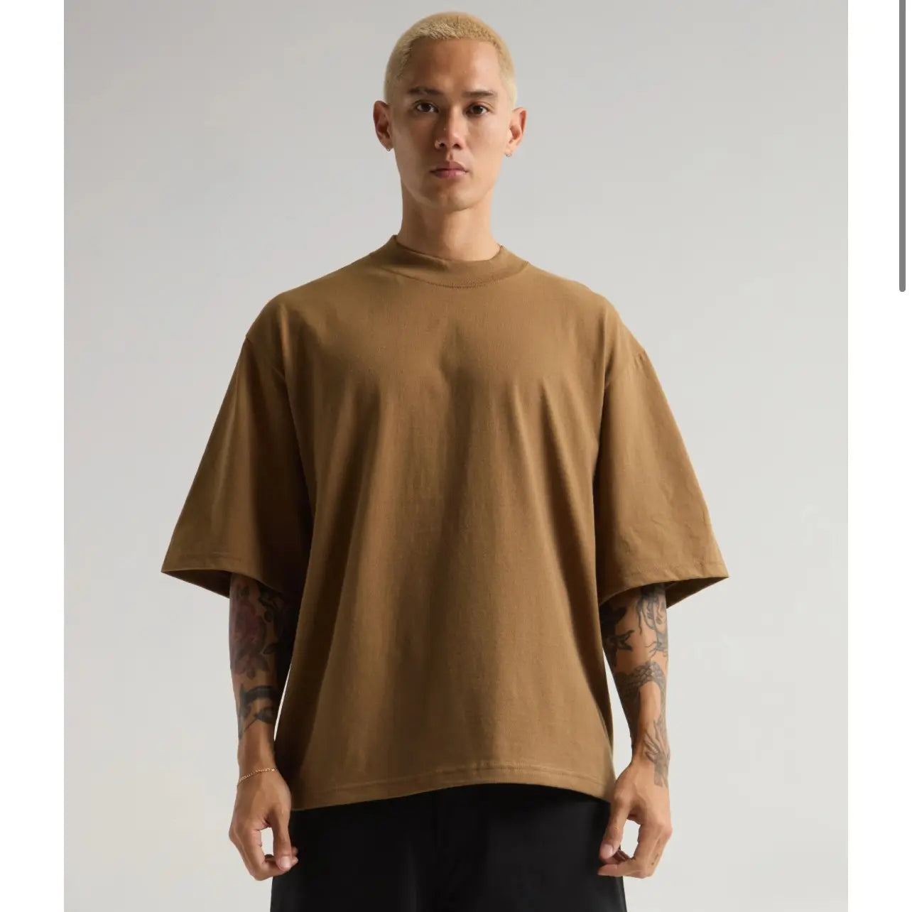 7.5oz Max Heavyweight Oversized Short Sleeve Casual Streetwear
