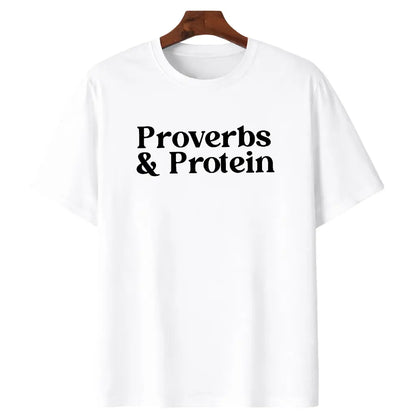 Workout Graphic T-Shirt by MAPTEES – Motivational Proverbs & Protein Gym Wear