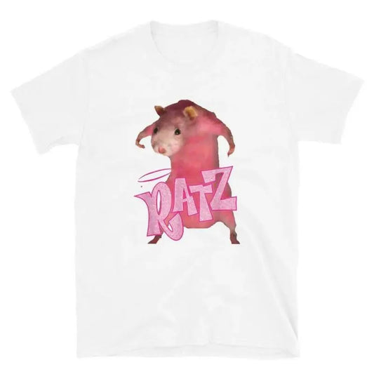 Funny Rat Funny Mouse Ratz Meme T-Shirt Trending Unisex T-Shirt Streetwear Minimalist Cotton Top