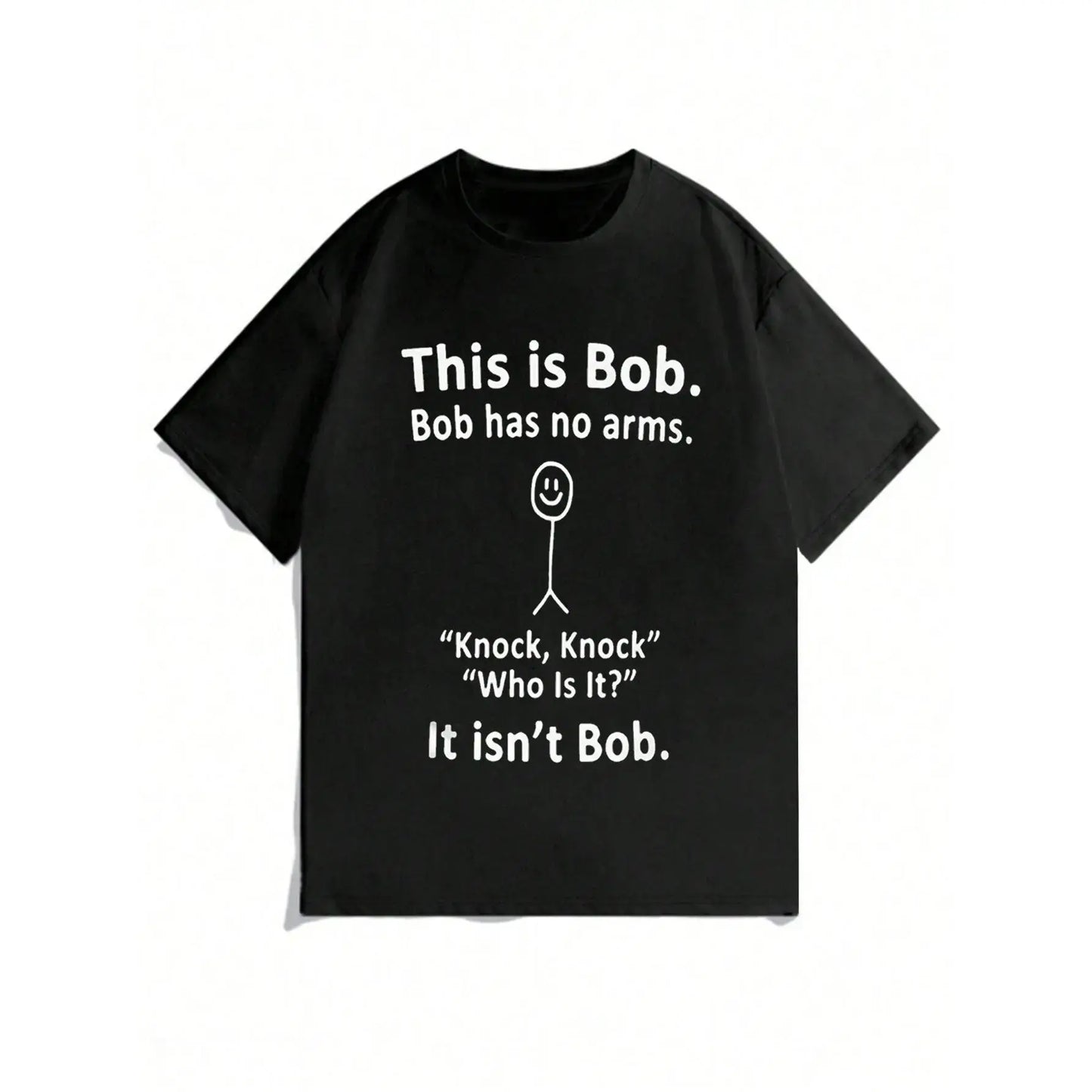 Teen Boy Slogan Print T-Shirt, Unisex Loose Fit Short Sleeve Graphic Tee, Round Neck Casual Novelty Apparel for Men and Women, Minimalist Streetwear Fashion Top, Oversized Aesthetic Slogan Shirt