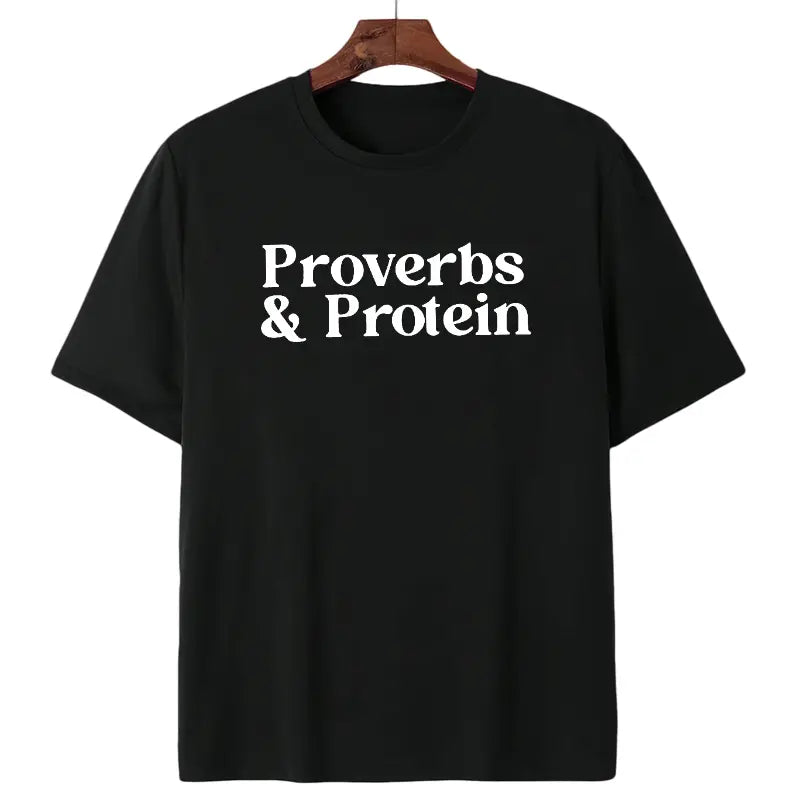 Workout Graphic T-Shirt by MAPTEES – Motivational Proverbs & Protein Gym Wear